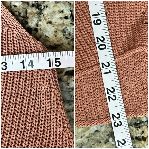 ZARA Women’s Brown Crochet Open Knit Tunic Top S Coquette Cowgirl Boho Sheer - Picture 6 of 9